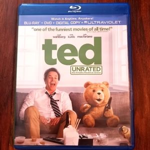 TED Unrated on BLU-RAY + DVD + DIGITAL COPY